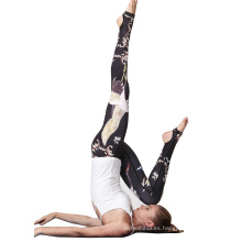 medias de compresión logo personalizado polainas medias de desgaste activo mujeres pantalones de yoga fitness leggings